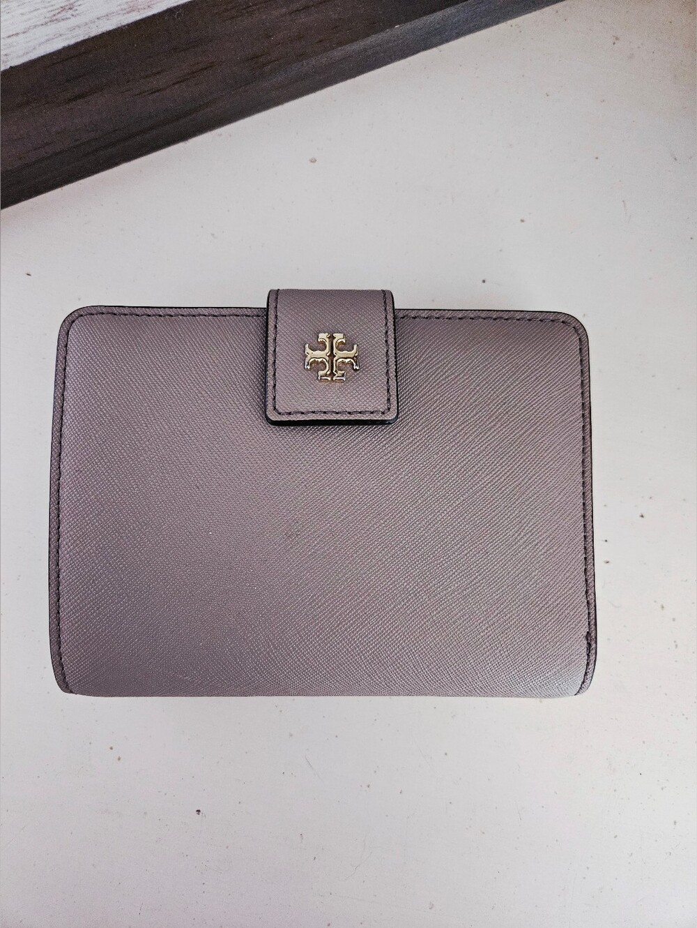 Tory Burch Saffiano Leather Emerson French Bifold Wallet